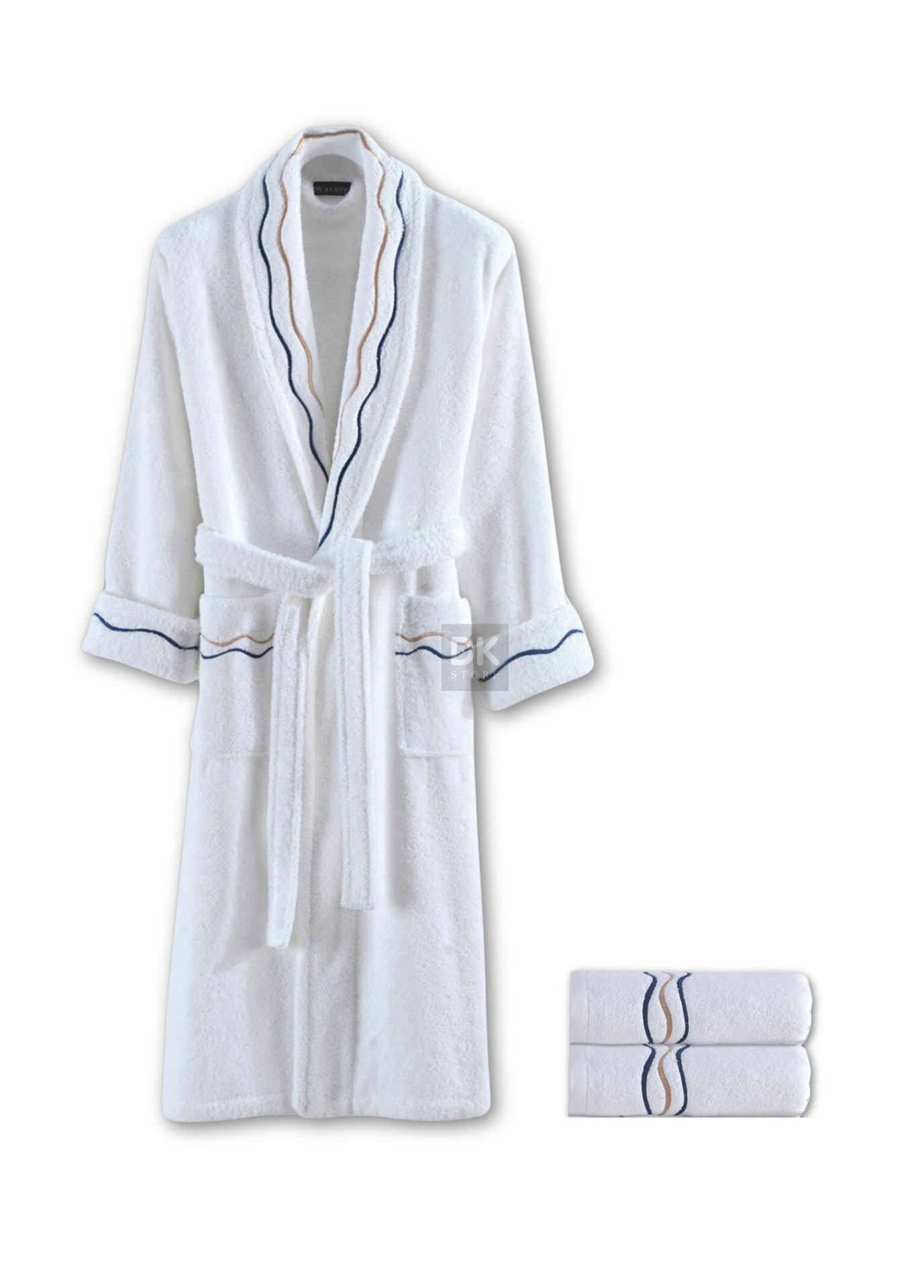 Toscana 3'lü Havlu Bornoz Seti