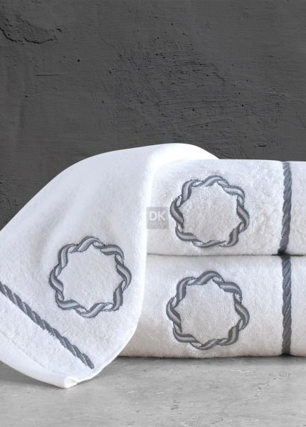 Lombardia 3'lü Havlu Bornoz Seti