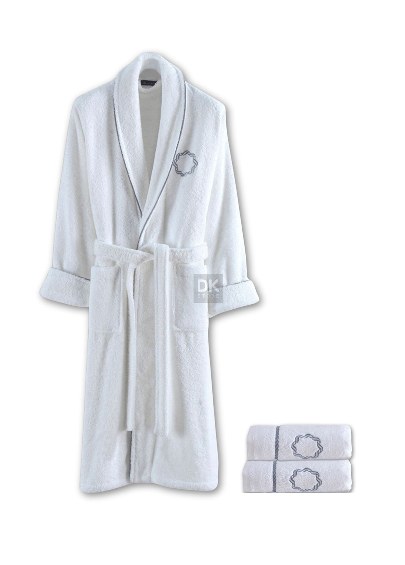 Lombardia 3'lü Havlu Bornoz Seti