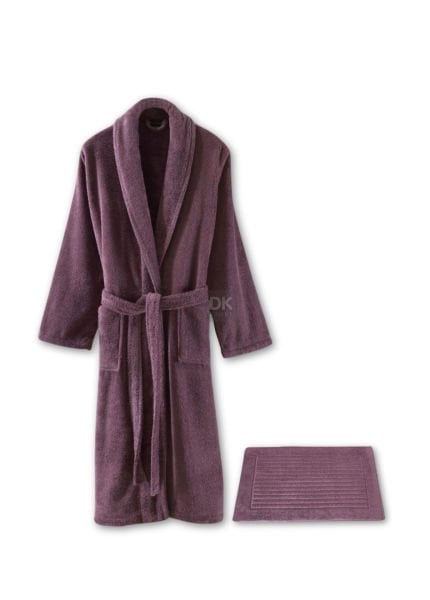 Sicilia Mürdüm 2'li Havlu Bornoz Seti