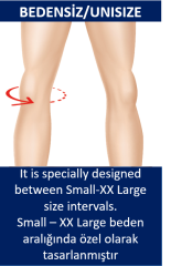Ligament Ve Patella Destekli (Flexible Balenli) Dizlik Bedensiz