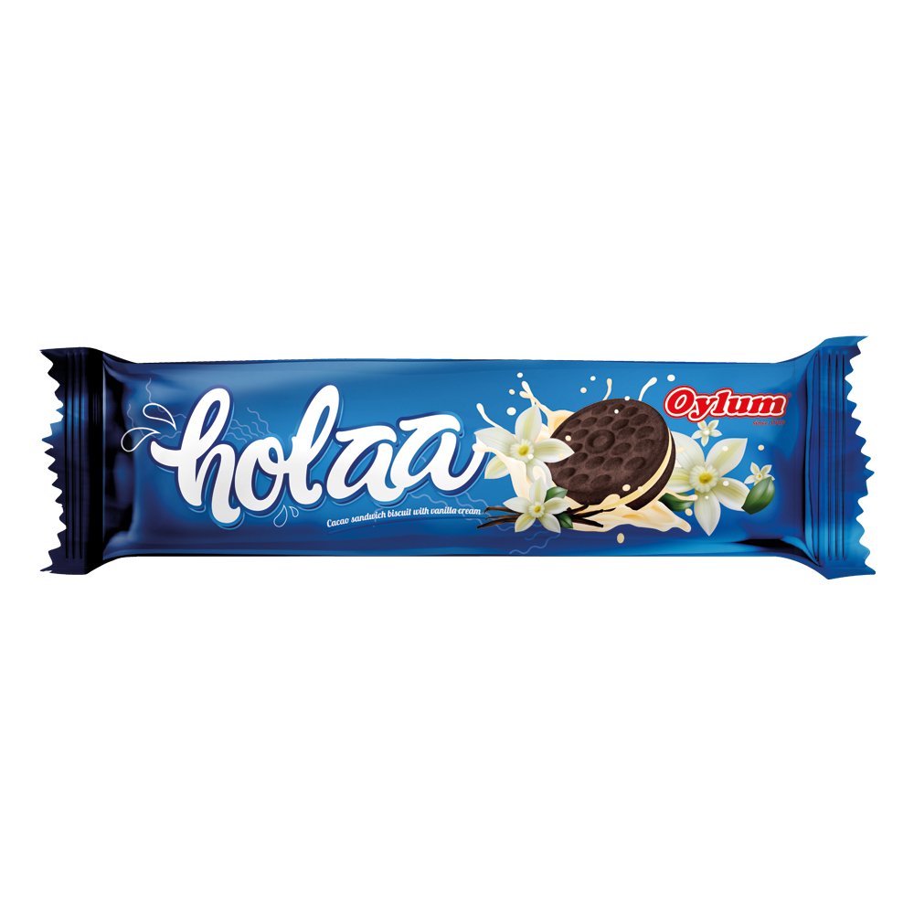 Holaa 68g. Vanilya Kremalı Kakaolu Bisküvi