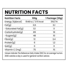 Freeze Dried Kayısı - Dondurularak Kurutulmuş Meyve - Freeze Dry Meyve Kurusu 20gr