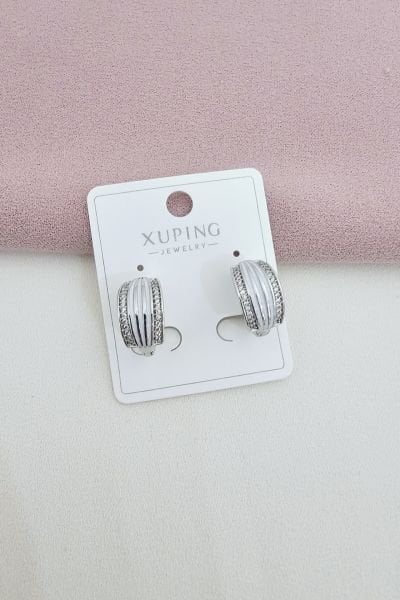 Xuping Silver Zirkon Taşlı Küpe