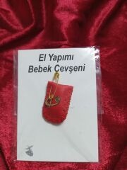 El Yapımı Bebek Cevşeni (Kırmızı)