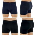 Şahinler E031 Erkek Likralı Boxer Külot 3Siyah-3Lacivert M