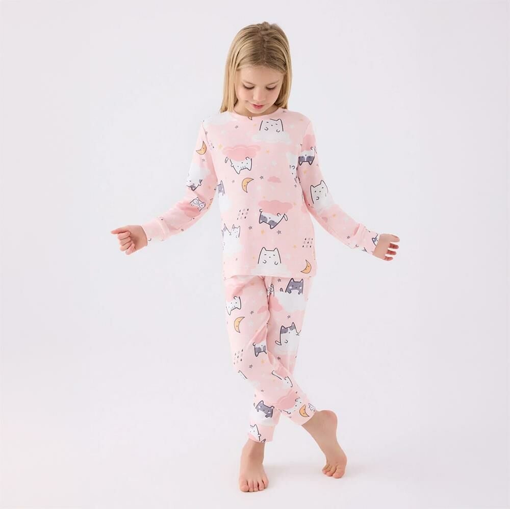 RolyPoly RP3460C Kız Çocuk Kışlık Pijama Takım