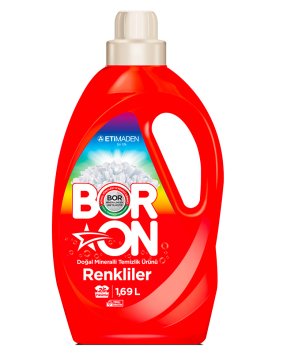 Boron Doğal Mineralli Sıvı Temizlik Ürünü 1,69 lt - Renkliler