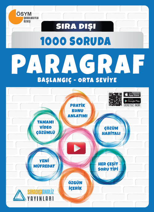TYT 1000 Soruda Paragraf - Sıra Analiz Yayınları