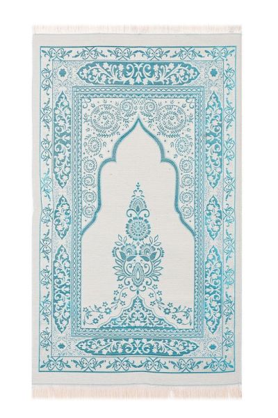 Osmanlı İpeği Şantuk Kese+Seccade+İnci Tespih SİYAH