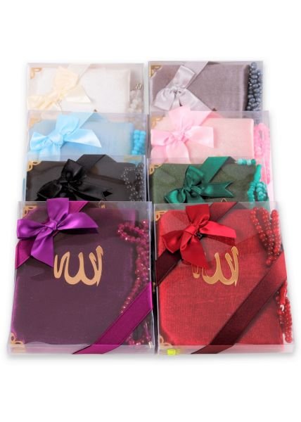 Çanta Boy Kadife Yasin+Tespih