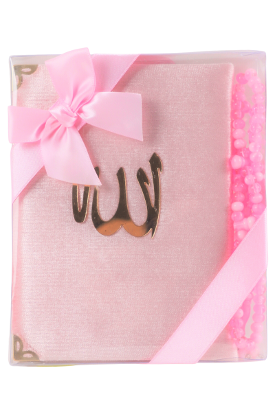 Çanta Boy Kadife Yasin+Tespih PUDRA