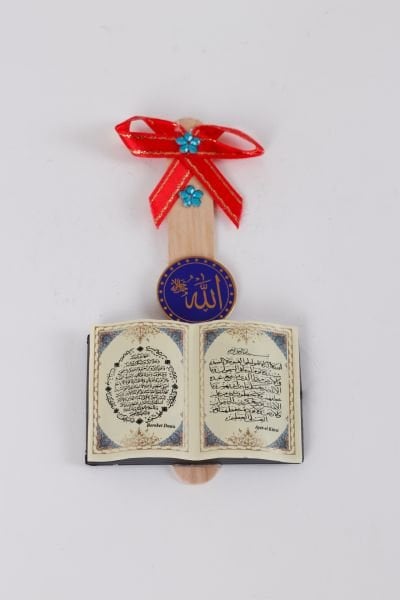 Kuran Sayfalı Kaşık Magnet 10'LU MOR
