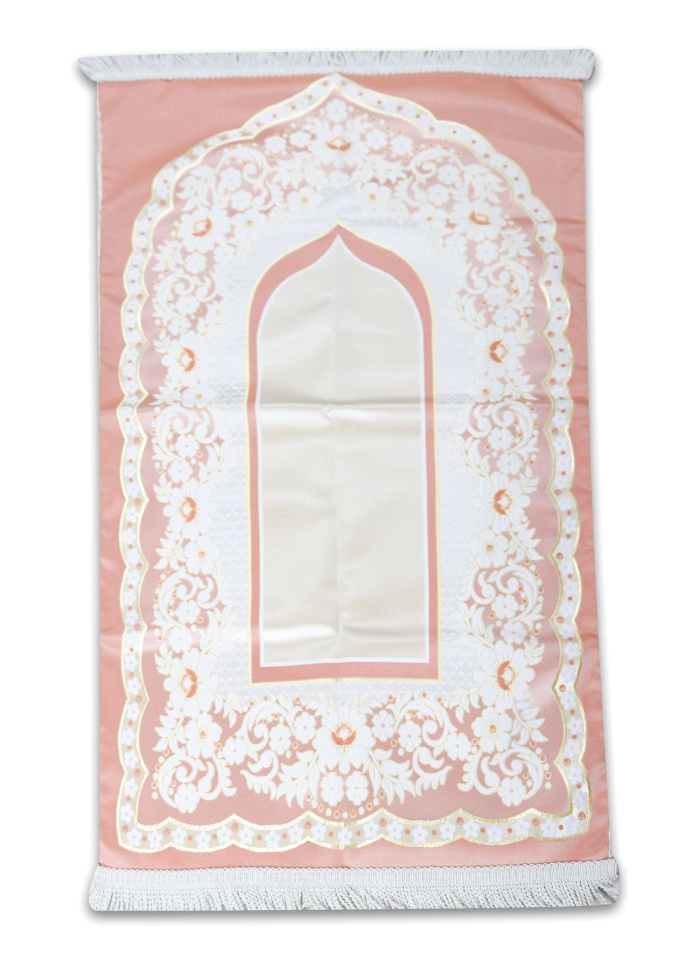 SATEN MİHRAPLI SECCADE 2 PEMBE