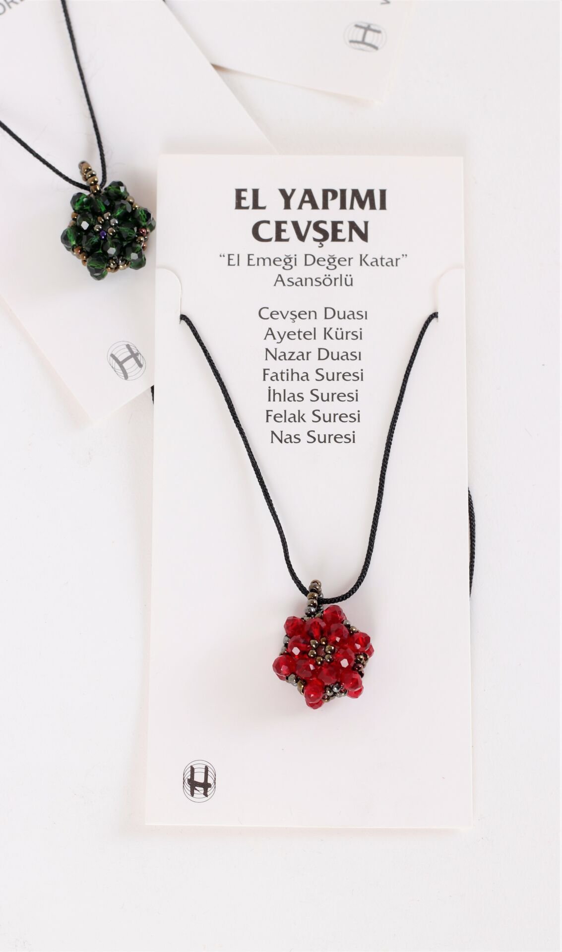 Cevşen Kristal (Orta) KIRMIZI