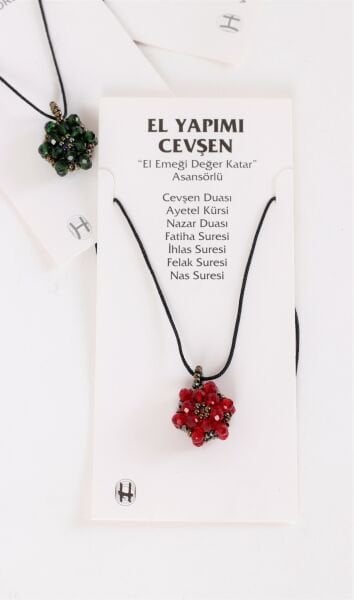 Cevşen Kristal (Orta) KIRMIZI