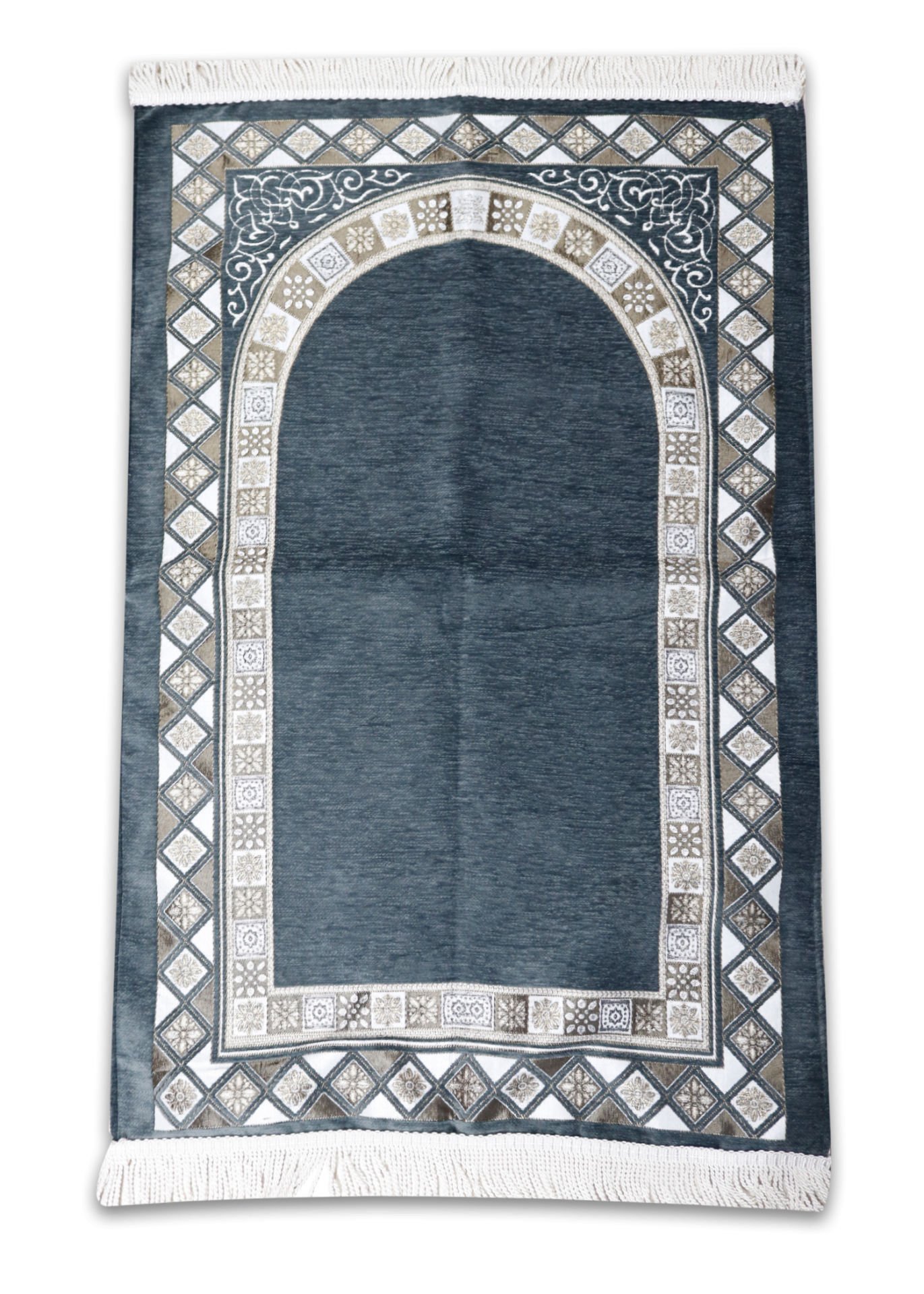 ŞÖNİL KARELİ SECCADE(ASTARLI) GRİ