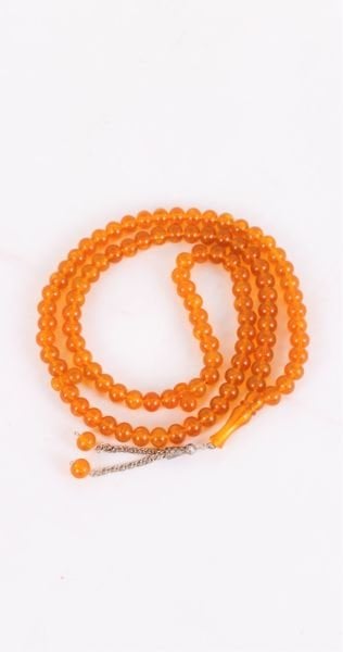99'lu Akrelik Tespih (14mm) SARI