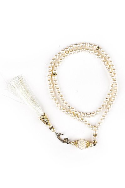 TUBA SERİSİ ASETAT UCUZ SET (SECCADE +YASİN +İNCİ TESPİH) (TREND) NO:2 KREM