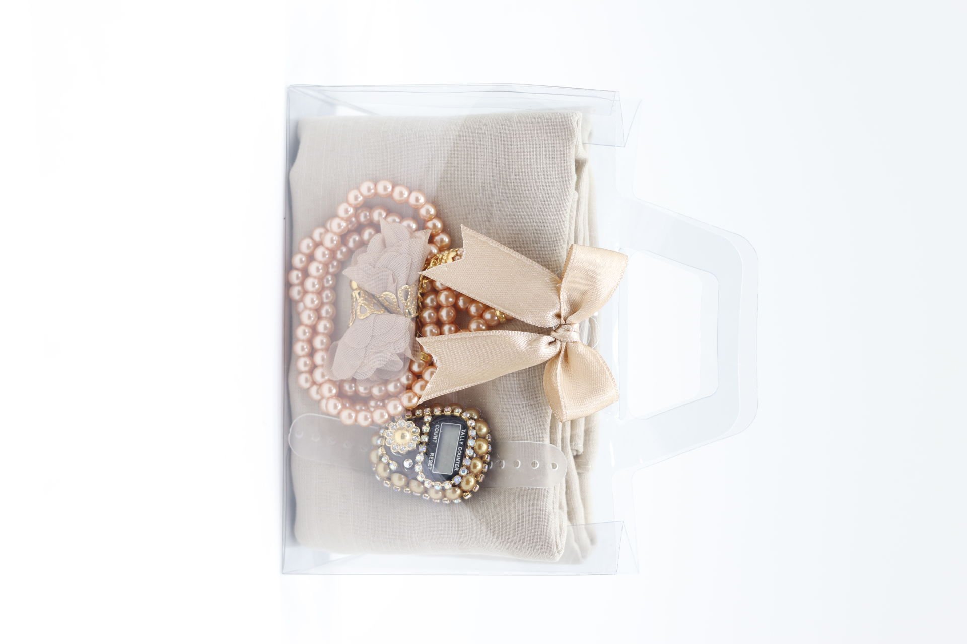 SİDELYA SERİSİ(ŞAL+TAŞLI Z.MATİK+İNCİ TESPİH 2 GÜLLÜ) GOLD