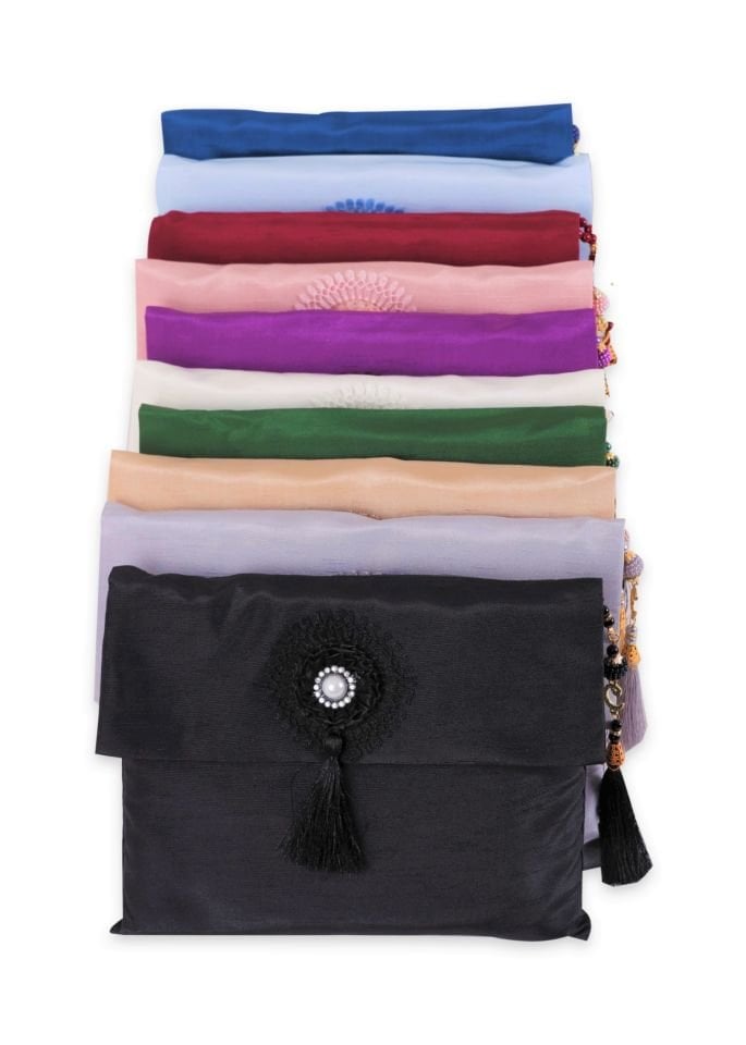 Büyük Şantuk Çanta Full Set Çiçekli (Yasin+Seccade+Tespih)