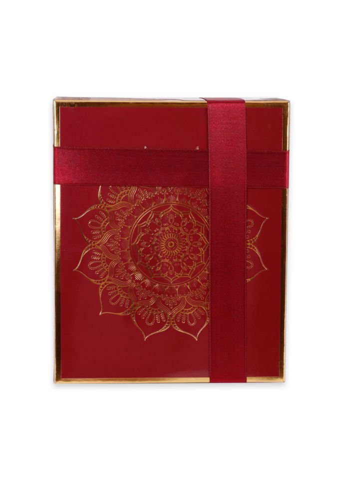 ASEL SERİSİ KUTULU (Pamuk Seccade+İnci Tespih+Şantuk Kuran) No:1 BORDO
