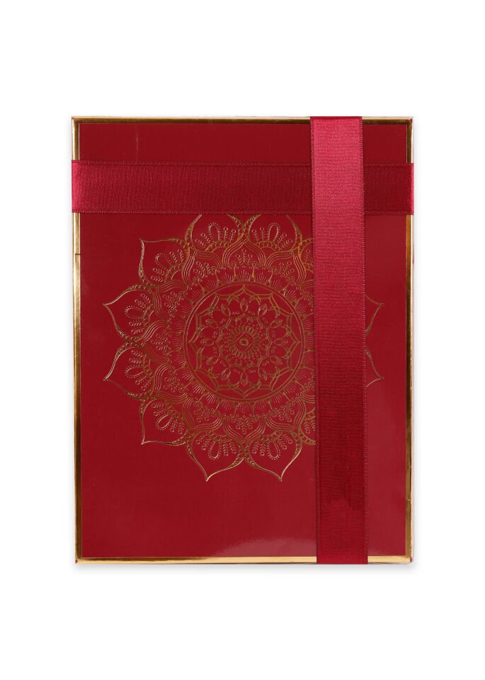 BERRA SERİSİ KUTULU (Pamuk Seccade+ 128 Sayfa Yasin+İnci Tespih ) NO:1 BORDO