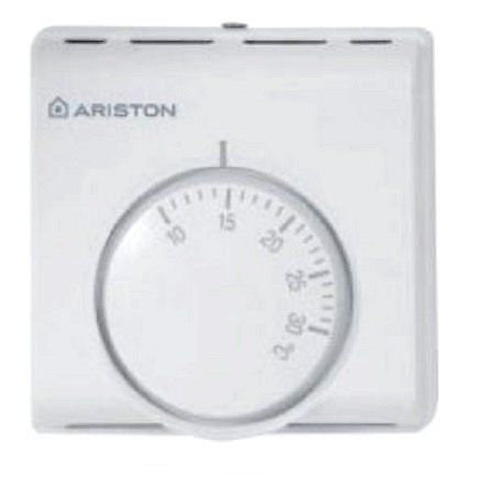 Ariston Oda Termostatı, On/Off, Kablolu - (Tüm Kombilerle Uyumlu)