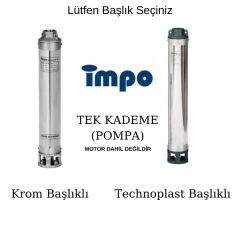 İmpo 4'' SK 401/10 Tek Dalgıç Pompa - 0.5 Hp