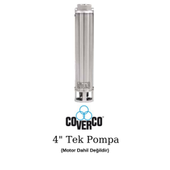 Coverco 4'' 1/13 Tek Dalgıç Pompa - 0.5 Hp