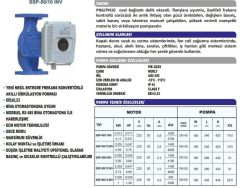 Sumak SSP 50/12 INV Frekans Kontrollü Sirkülasyon Pompası - DN 50