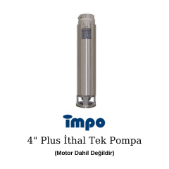 İmpo 4'' Plus, S4 2/10 İthal Tek Dalgıç Pompa - 0.75 Hp