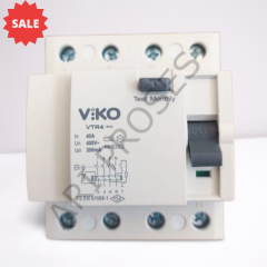 Viko Vtr4-40300 Kaçak Akım (Yangın) Koruma Rölesi 4x40A 300mA