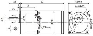 220V 85 RPM 60 mm Reduktorlu AC Motor