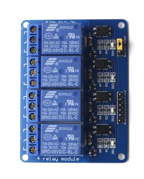 4′lü 5V Rele Kartı - 4 Way 5V Relay Module
