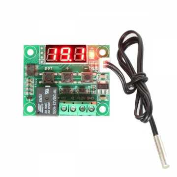 W1209 Rele Çıxışlı Rəqəmsal Termostat - Temperatur Nəzarət Kartı