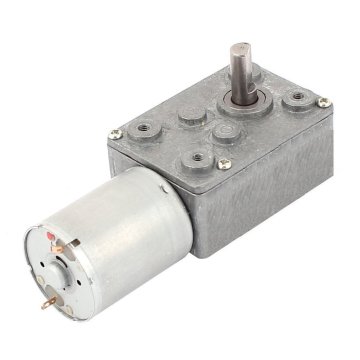 12V L Reduktorlu 200 RPM DC Motor