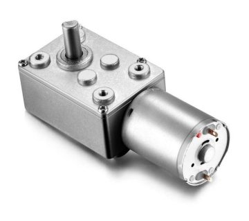12V L Reduktorlu 200 RPM DC Motor