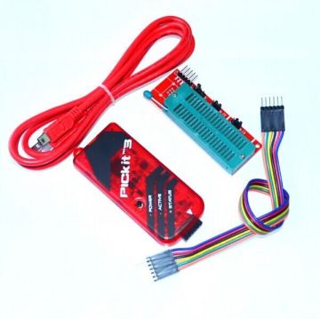 PicKit3 Pic Programlaşdırma Kartı + Zif Adapter