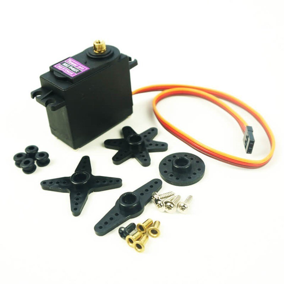 MG946R Metal Dişli Rəqəmsal Tork Servo Motor 13 kq Tork
