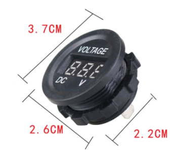 7V-30V LED Panel Mini Rəqəmsal Voltmetr