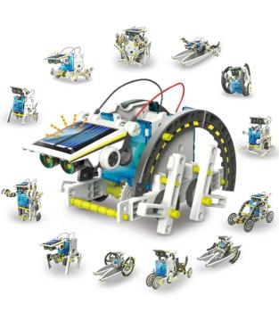 Günəş Enerjili Solar Robot Hazırlama Dəsti İxtiraçı Təcrübə Dəsti 13 in 1