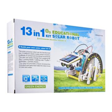 Günəş Enerjili Solar Robot Hazırlama Dəsti İxtiraçı Təcrübə Dəsti 13 in 1