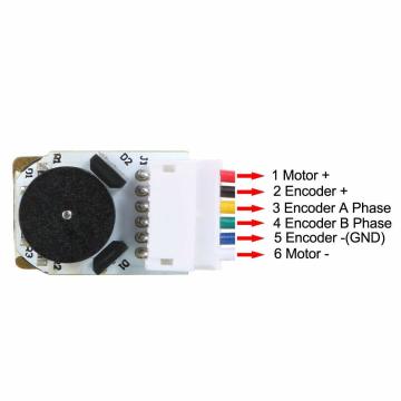 Enkoderli 6V 250 RPM Mikro DC Motor
