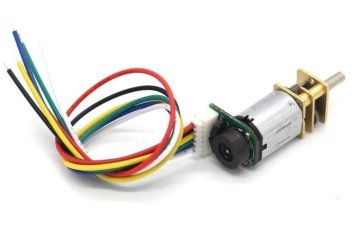 Enkoderli 6V 250 RPM Mikro DC Motor