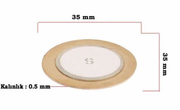 Piezo Disk 35 mm Diametr