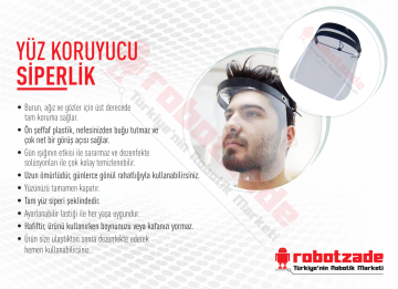 Koruyucu Yüz Siperliği - Yüz Koruyucu Siperlik