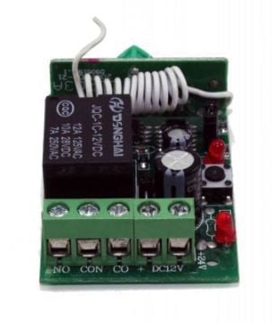 1 Kanal 433 MHz Kabelsiz RF Alıcılı Rele Kartı
