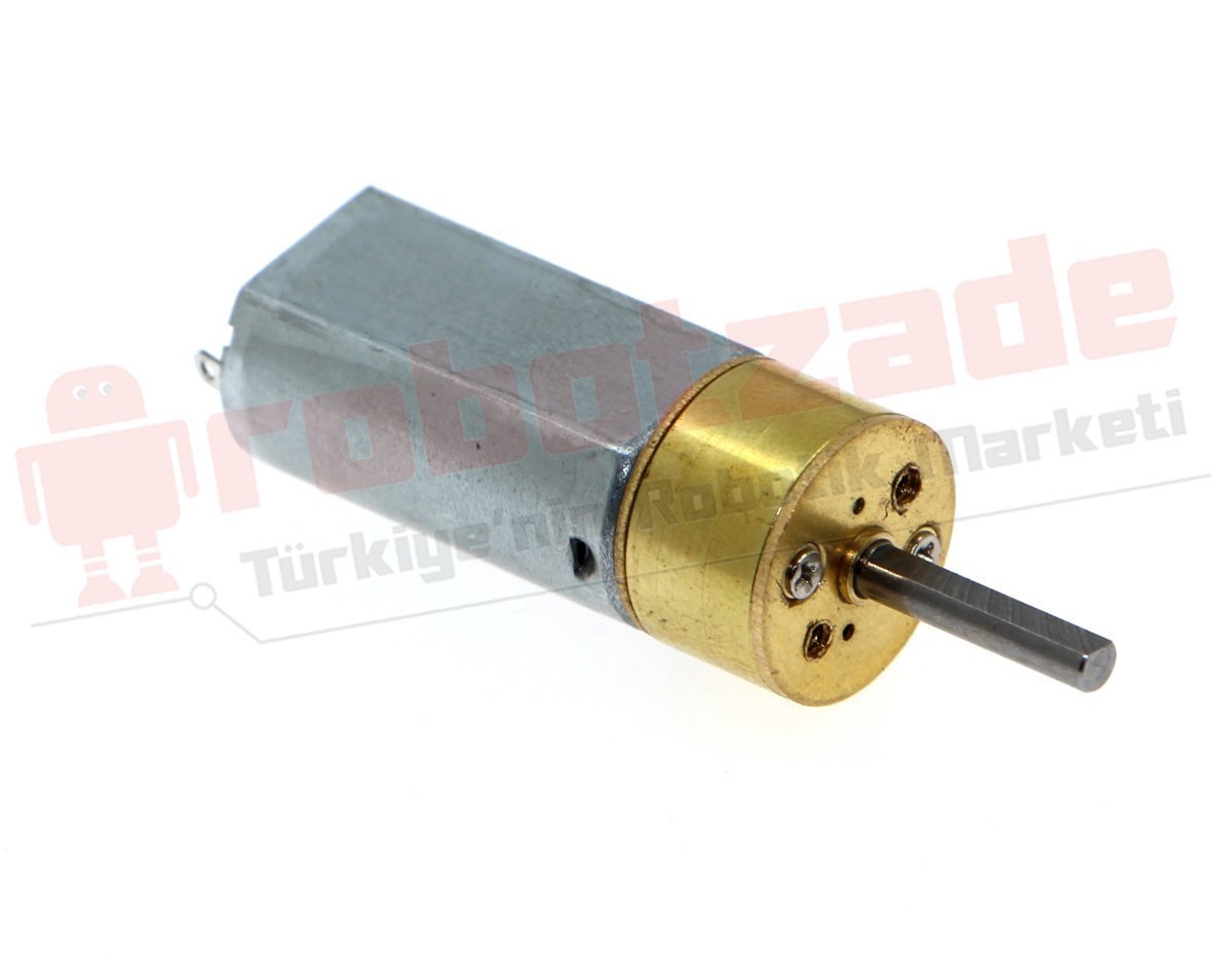Spark 12V 3000 RPM DC Motor - Xətt İzləyən Robot Motoru