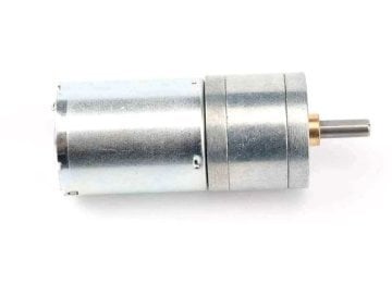 12V 10 RPM 25 mm Reduktorlu DC Motor